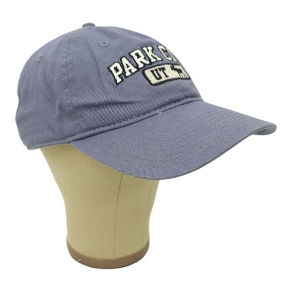 Park City UT Embroidered Tuck Strap Cap Trucker Baseball Hat Moose Gear - Picture 3 of 13